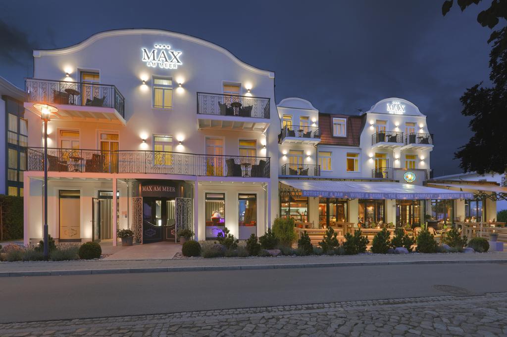 Hotel Max Am Meer Kuehlungsborn Exterior foto